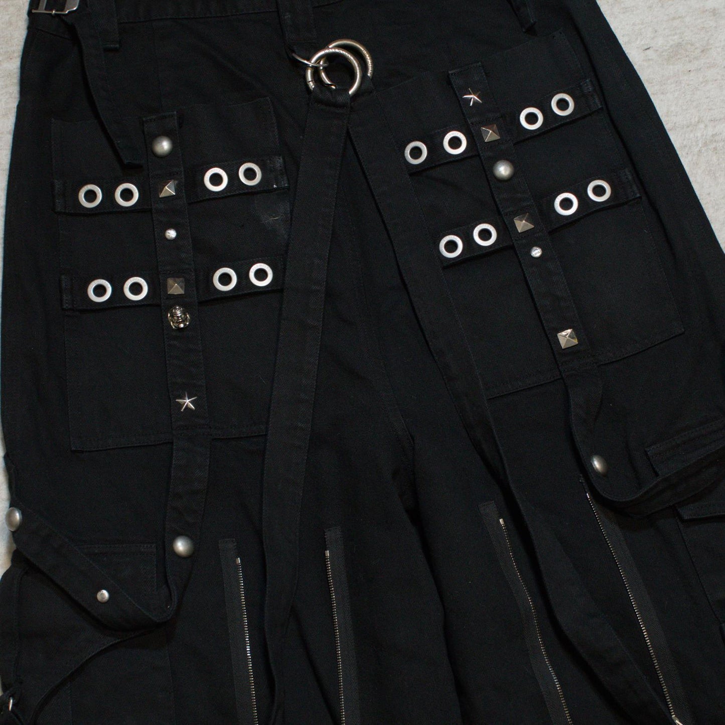 SS22 Balenciaga Pitch Black Raver Denim