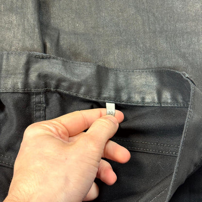Dior Homme Black Waxed Denim