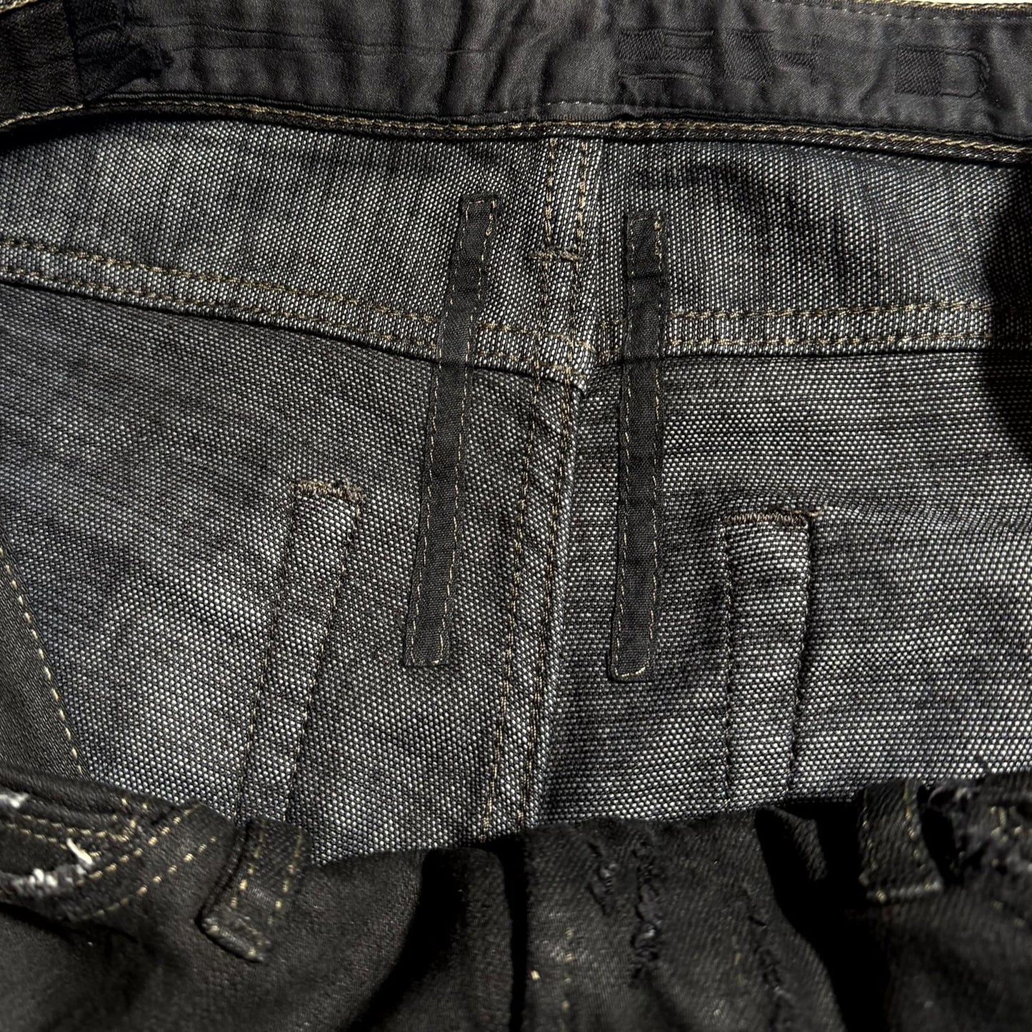 SS09 Rick Owens Light Wax Detroit Cut Denim