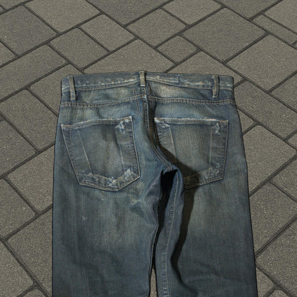 FW08 Rick Owens ‘Stag’ Clawmark Detroit Cut Denim