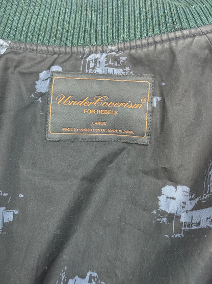AW02 Undercover Green Rebel Gods Jacket