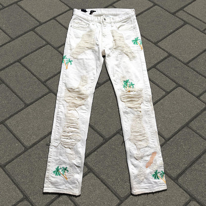 SS18 Vlone Runway Palm Tree Denim