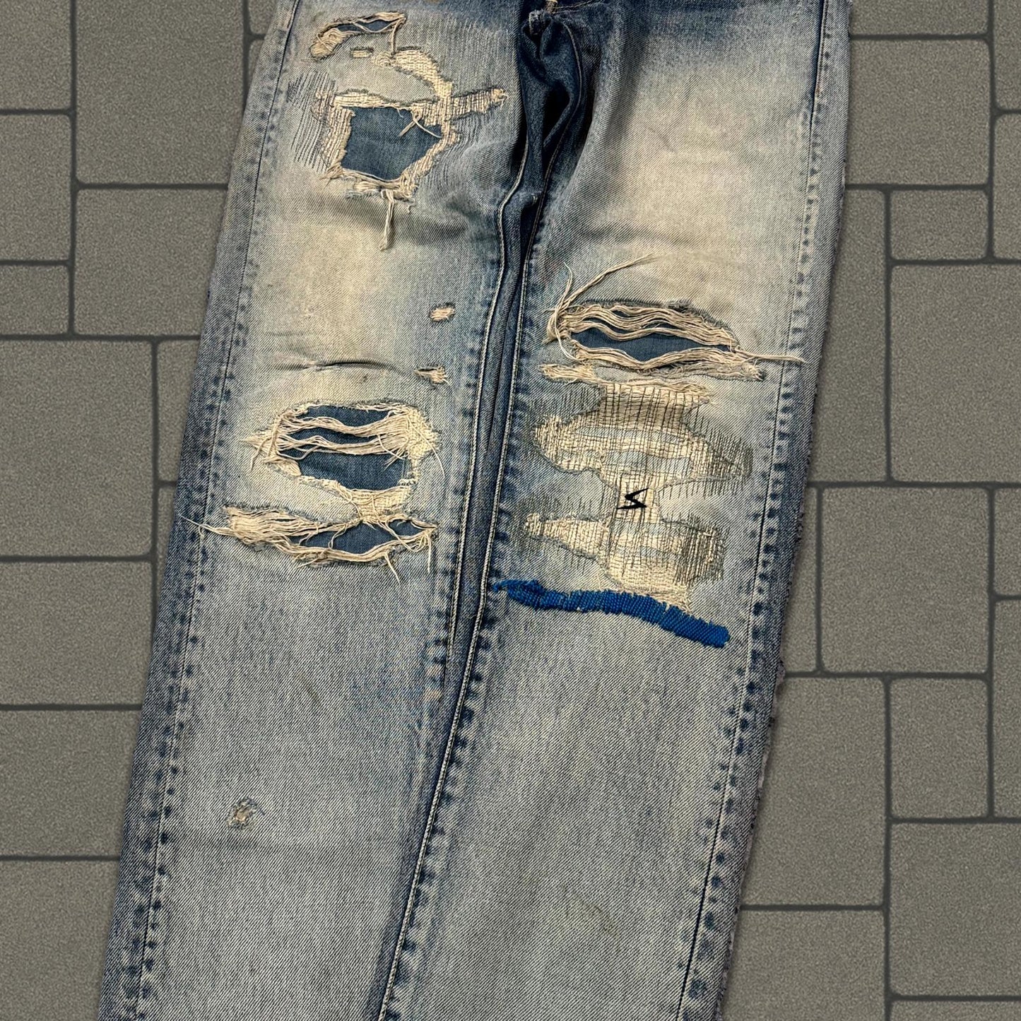 SS10 Undercover Blue Yarn 68 Denim