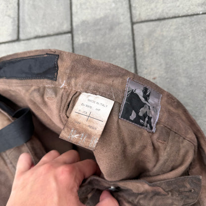 FW11 Rick Owens Resin Kilt Denim