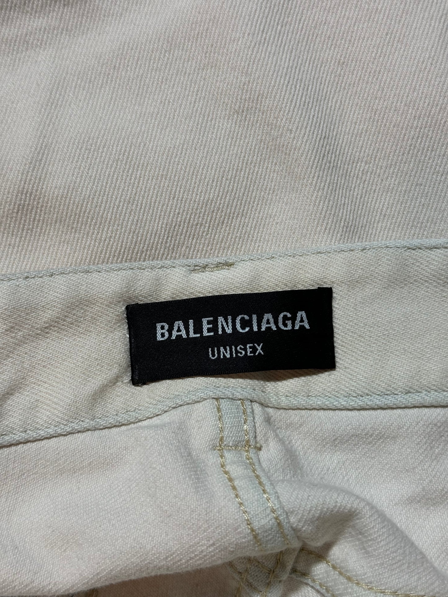 AW21 Balenciaga Convertible Distressed Cargo Denim