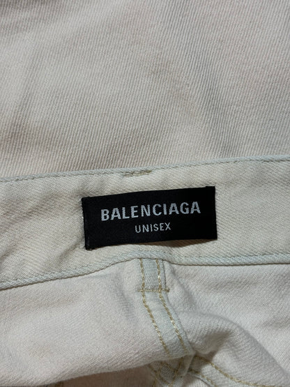 AW21 Balenciaga Convertible Distressed Cargo Denim