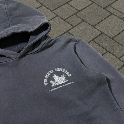 AW02 Raf Simons Black Virginia Creeper Colligate Hoodie