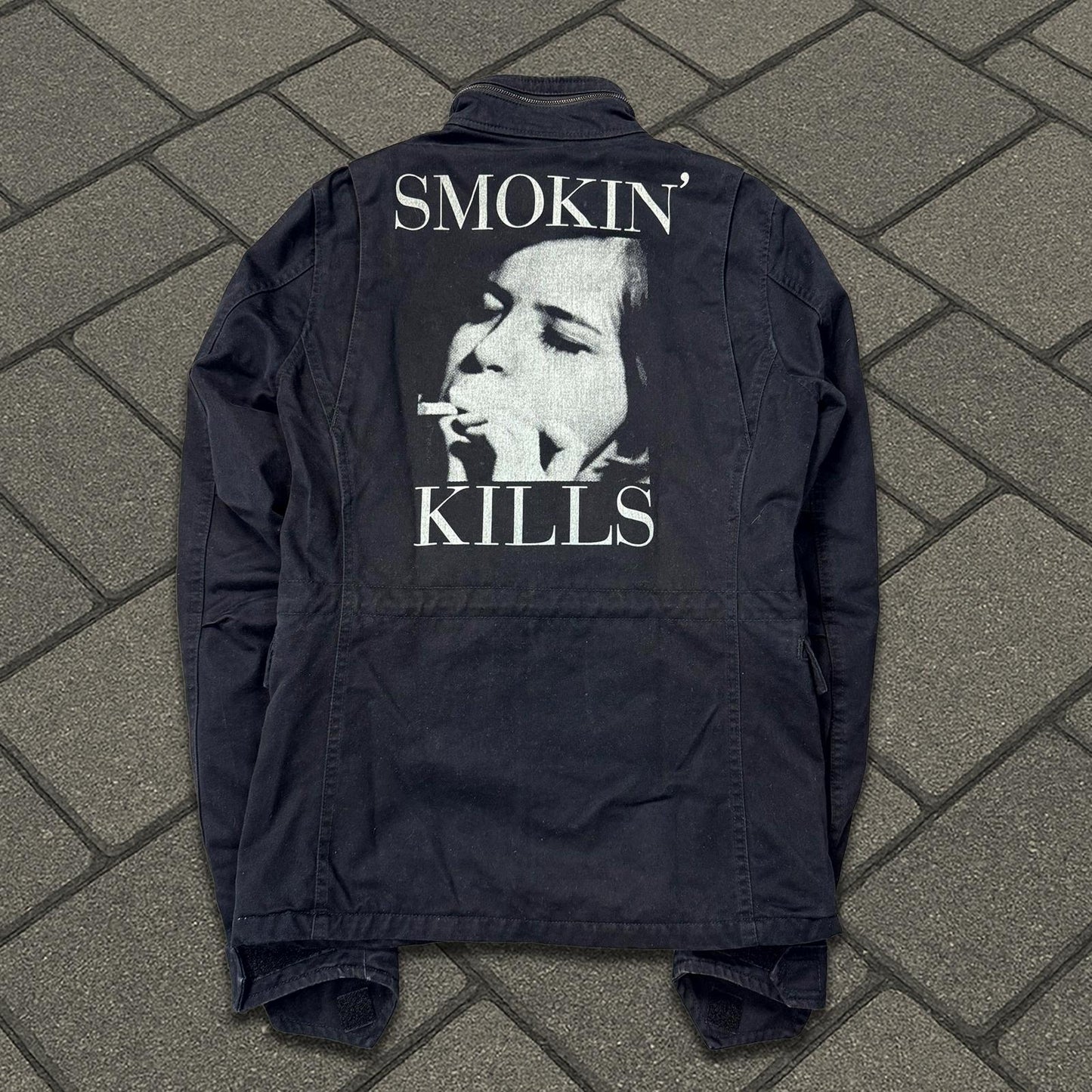 Hysteric Glamour Smoking Kills Utility Jacket