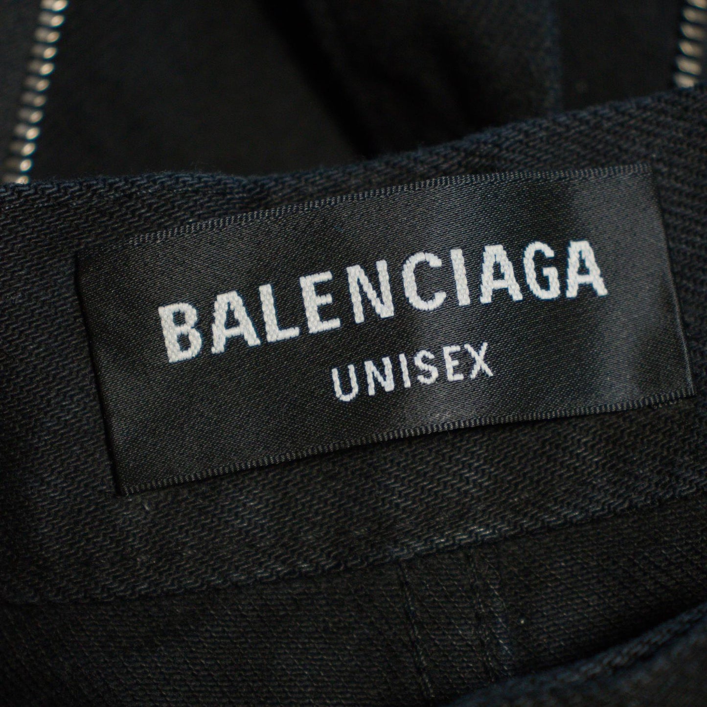 SS22 Balenciaga Pitch Black Raver Denim