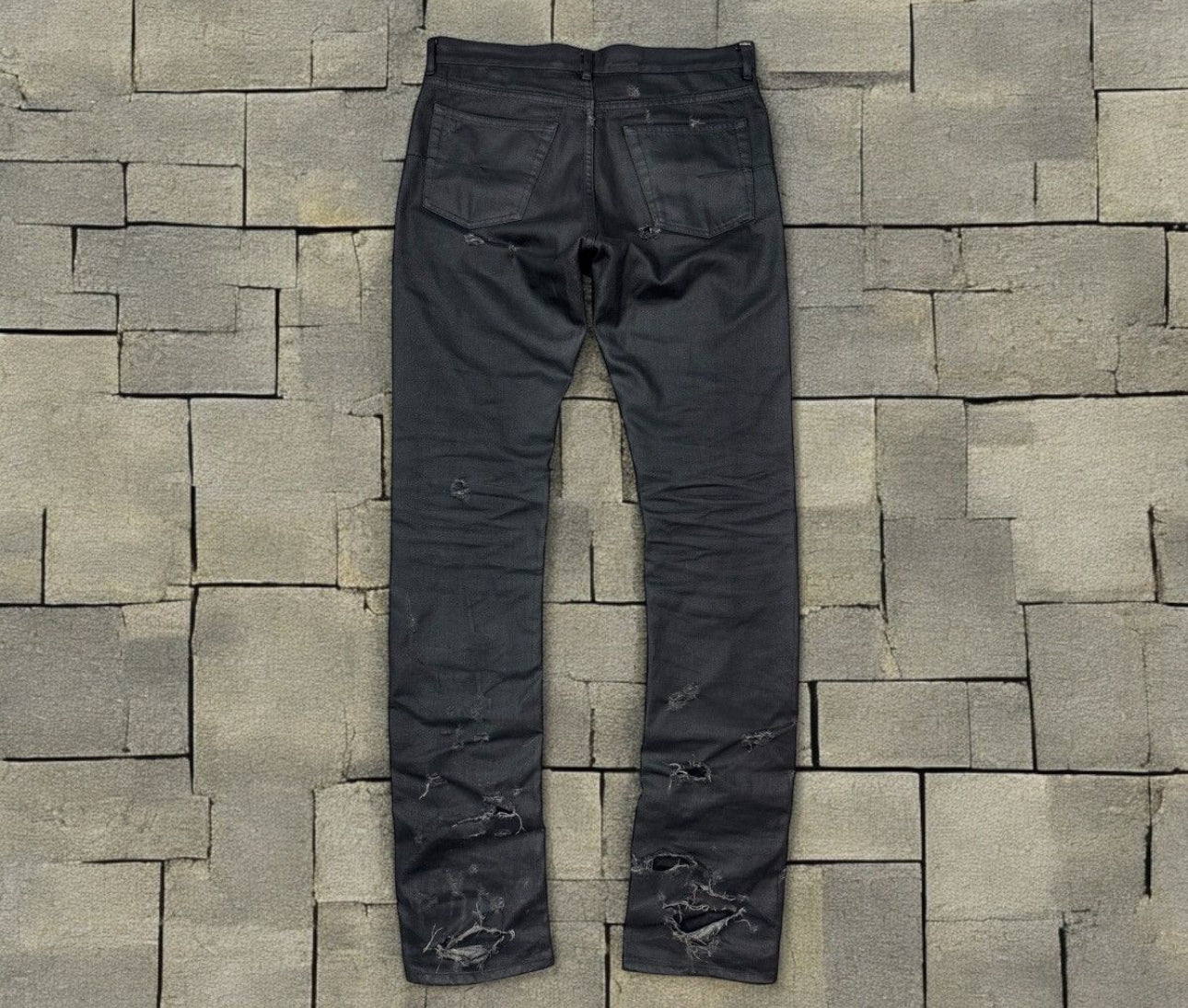 SS04 Dior Homme Strip Denim