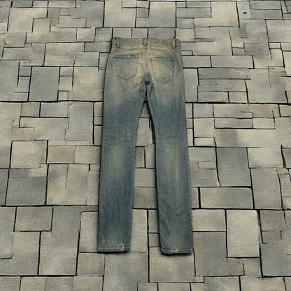 FW16 Saint Laurent Paris D02 Crash Denim