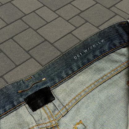 FW13 Saint Laurent Paris Blue Chain Denim