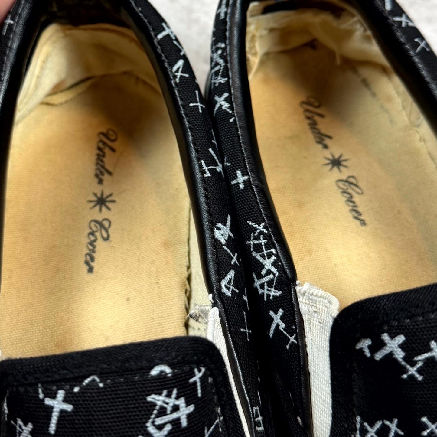 AW02 Undercover Crosses Slip On Vans