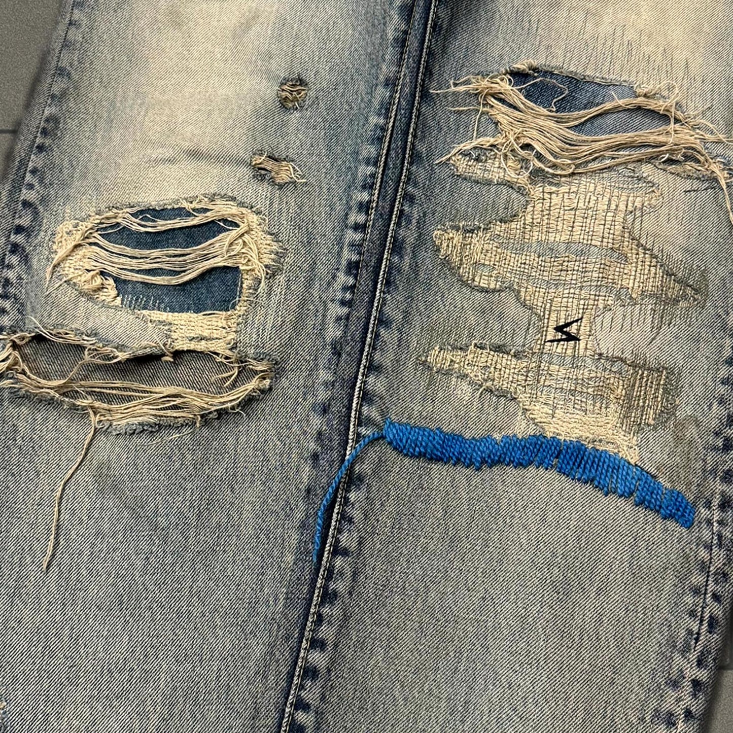 SS10 Undercover Blue Yarn 68 Denim
