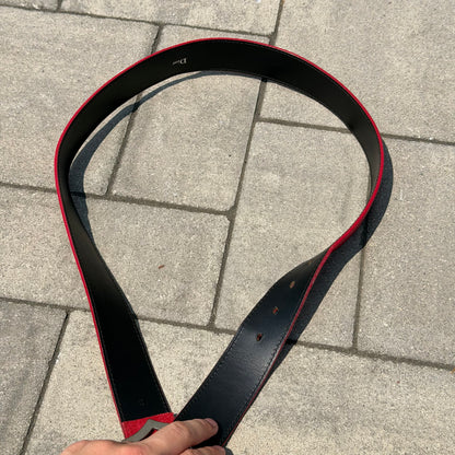 SS05 Dior Homme Red Suede D Point Belt