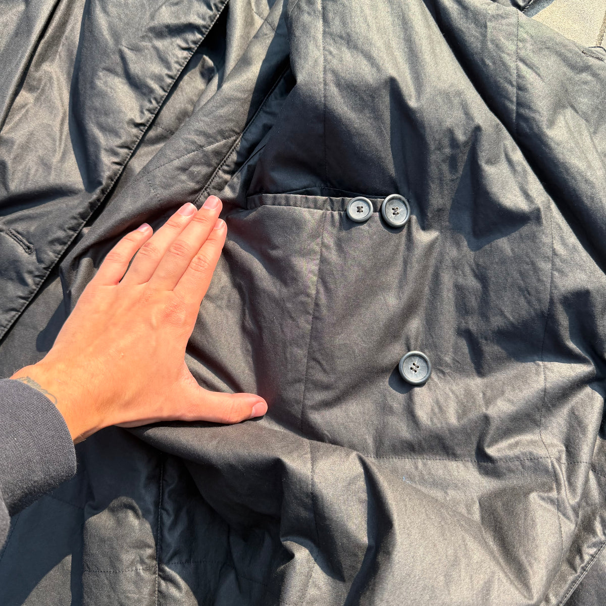 AW01 Raf Simons Riot Trench Coat