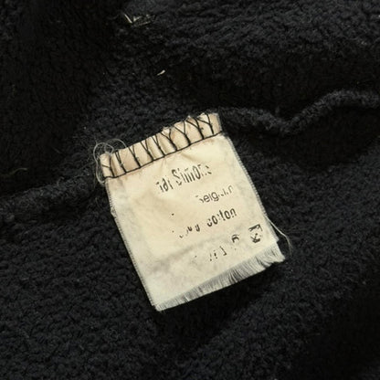 AW02 Raf Simons Black Virginia Creeper Colligate Hoodie