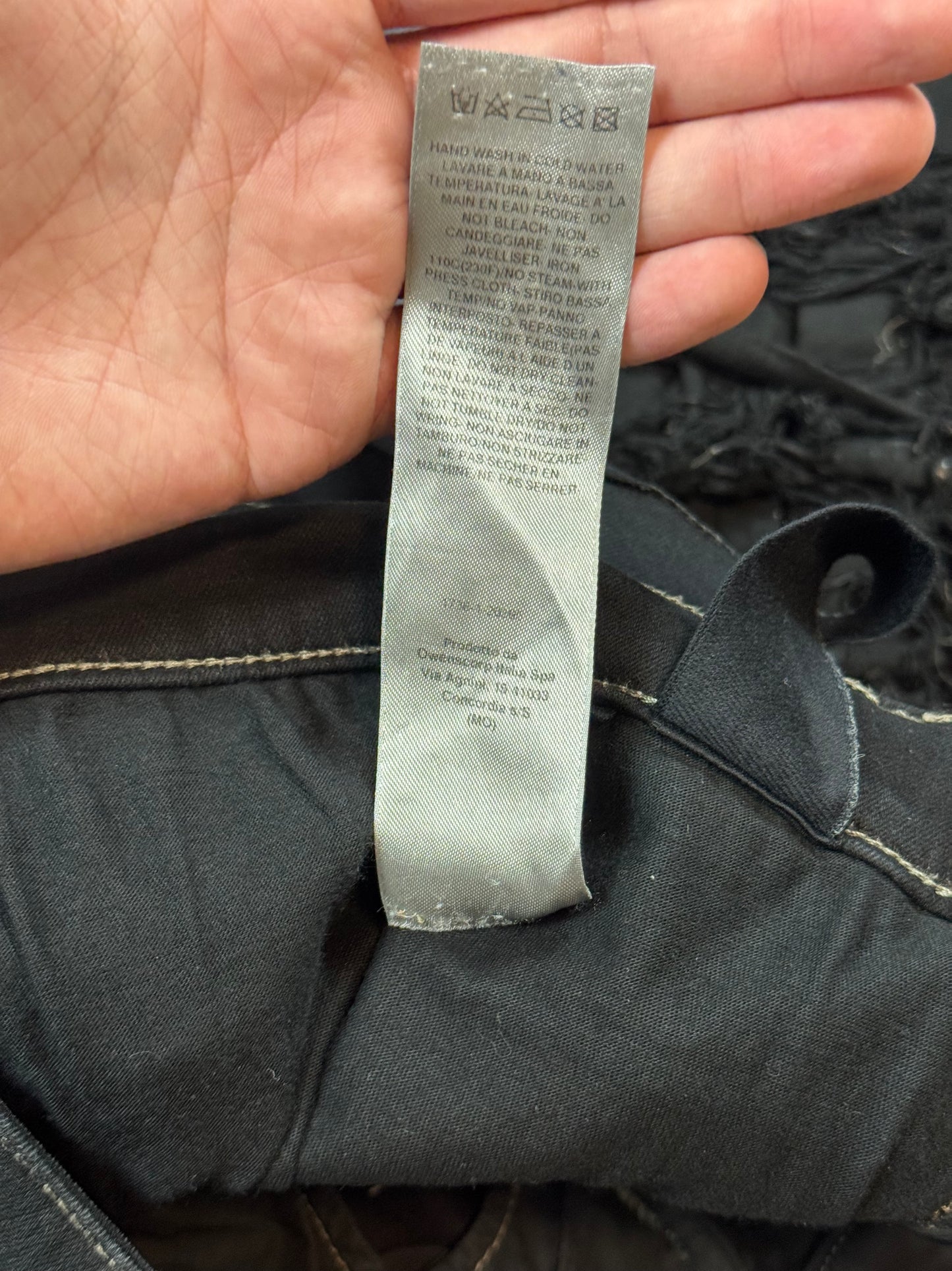 Rick Owens Waxed Slasher Denim