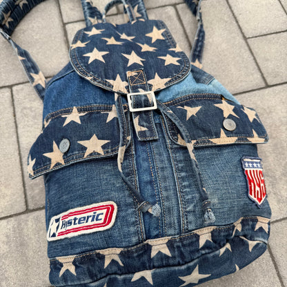 Hysteric Glamour Star Denim Backpack