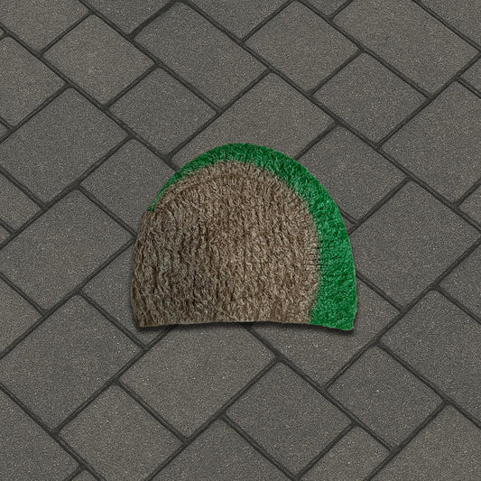 FW08 Prada Green Mohawk Beanie