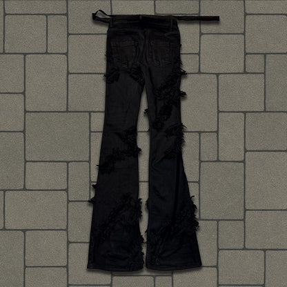Rick Owens Tyrone Slashed Bootcut Denim