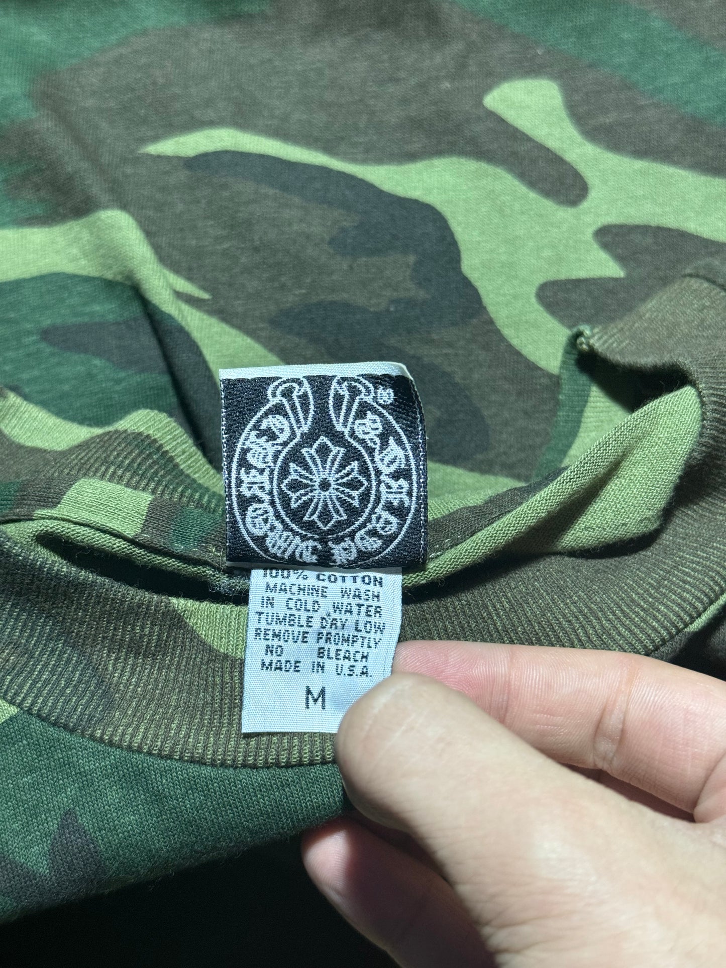 Chrome Hearts Vintage Camo “Fuck You” Tee