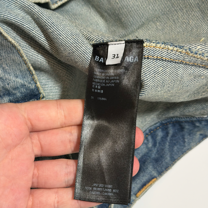 SS22 Balenciaga Blue Raver Denim