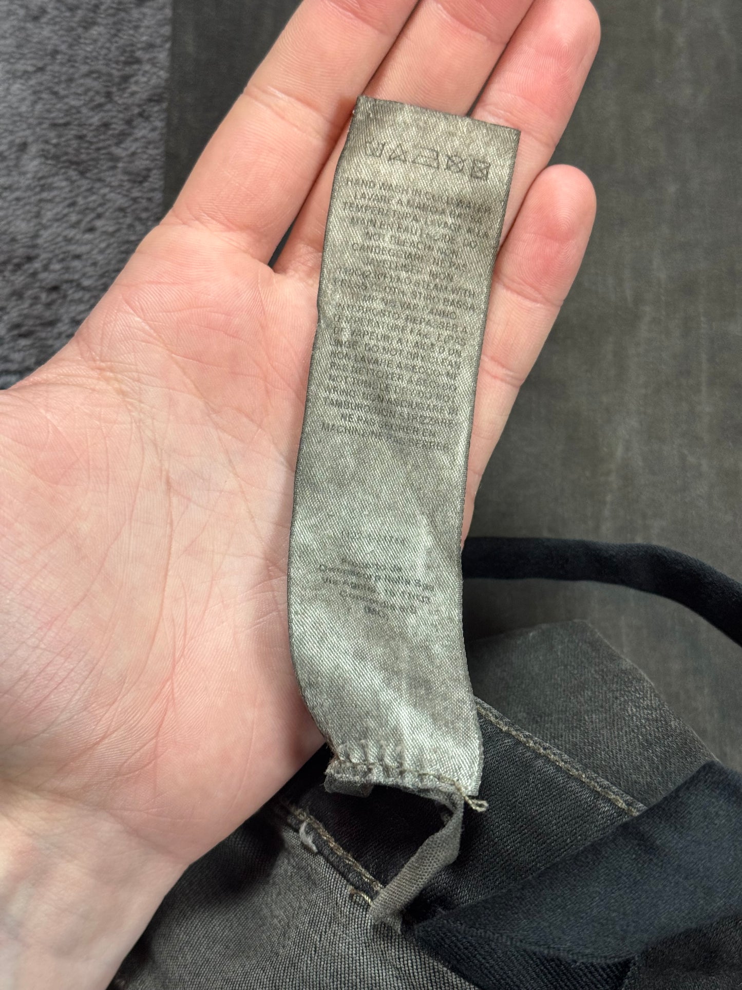 Rick Owens Pentagram Detroit Cut Denim