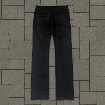 Dior Homme Black Waxed Denim