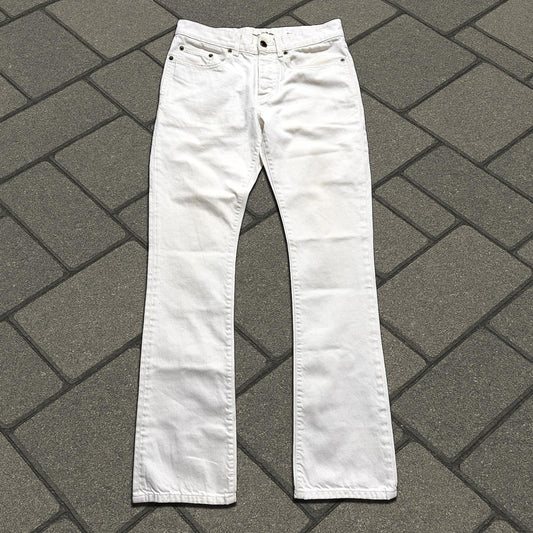 2018 Saint Laurent Paris White D17 Denim