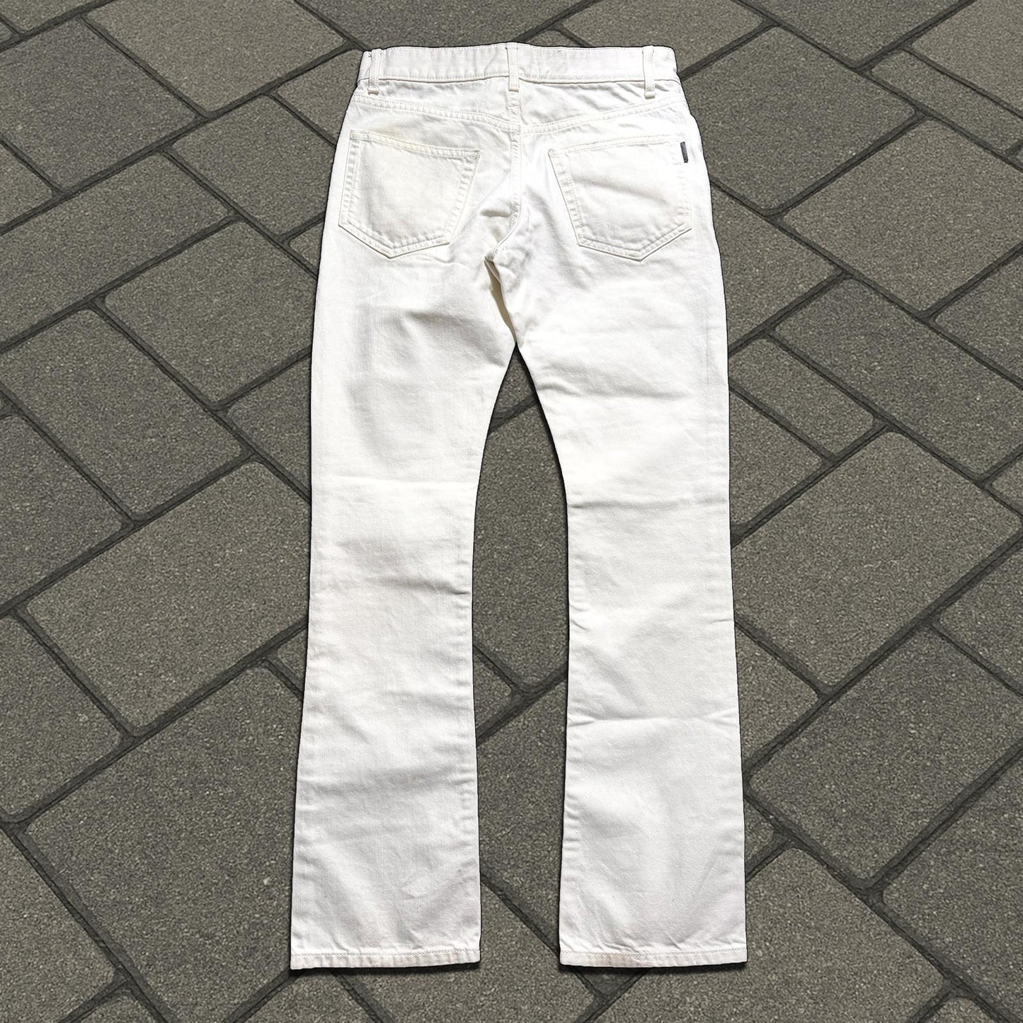 2018 Saint Laurent Paris White D17 Denim