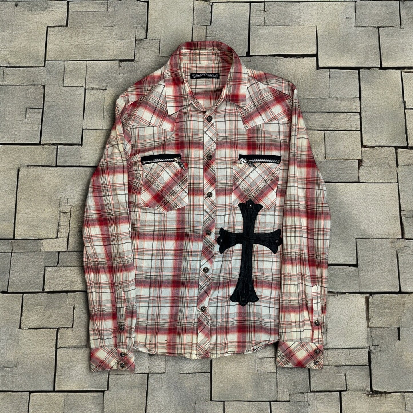 1991 Chrome Hearts Giant Cross Patch Flannel