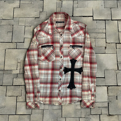 1991 Chrome Hearts Giant Cross Patch Flannel