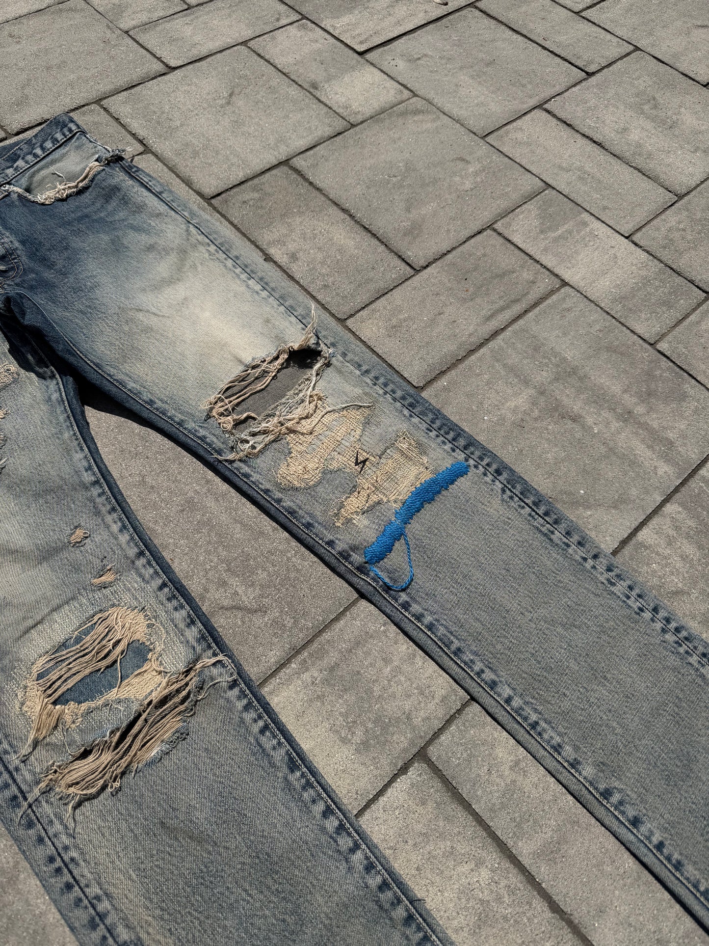 SS10 Undercover Blue Yarn 68 Denim