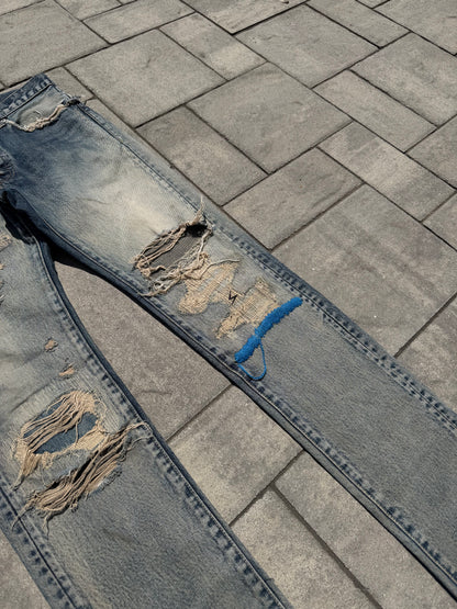 SS10 Undercover Blue Yarn 68 Denim