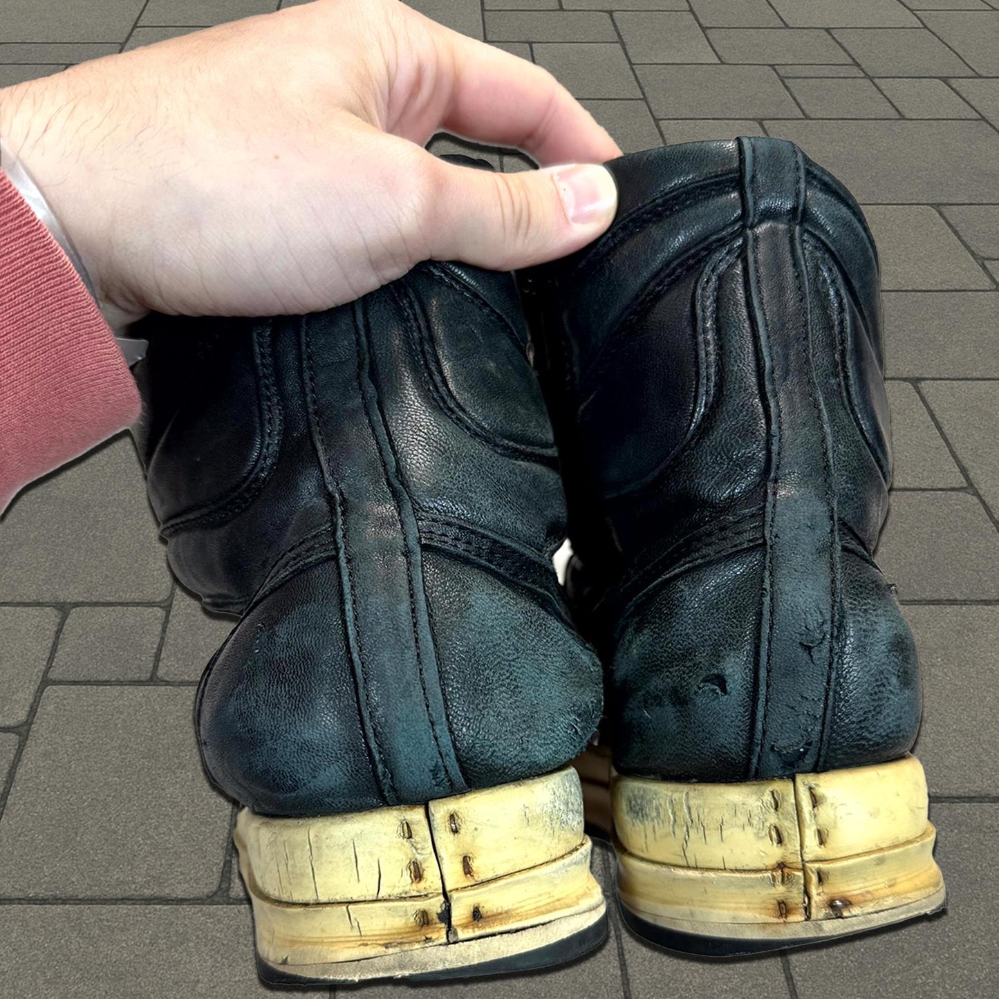 AW06 Rick Owens Pigskin Dunks