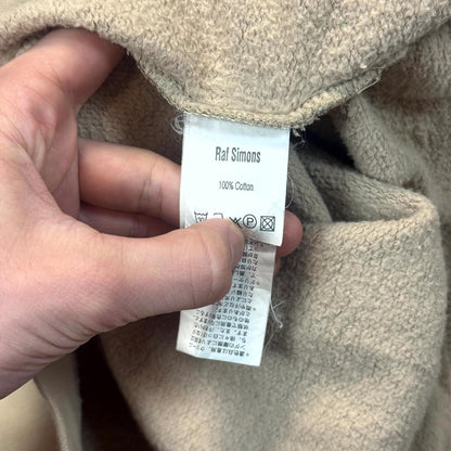 AW03 Raf Simons Brown “New Order” Hoodie