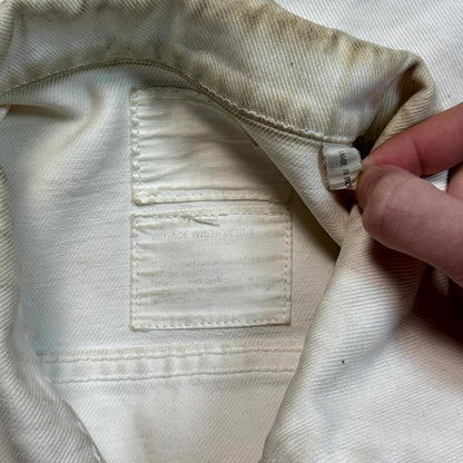 Helmut Lang Vintage White Denim Jacket