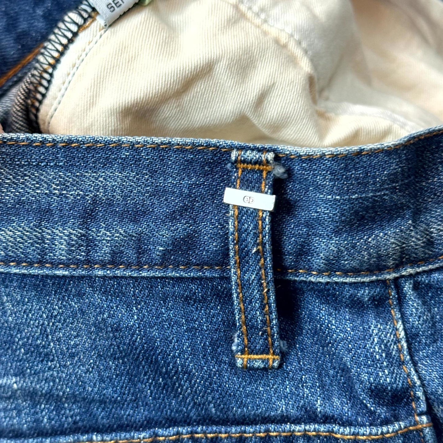 AW06 Dior Homme Blue Clawmark Denim