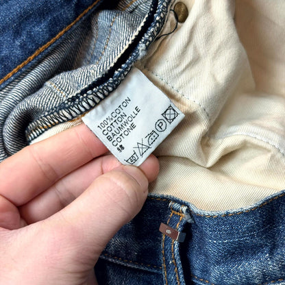 AW06 Dior Homme Blue Clawmark Denim