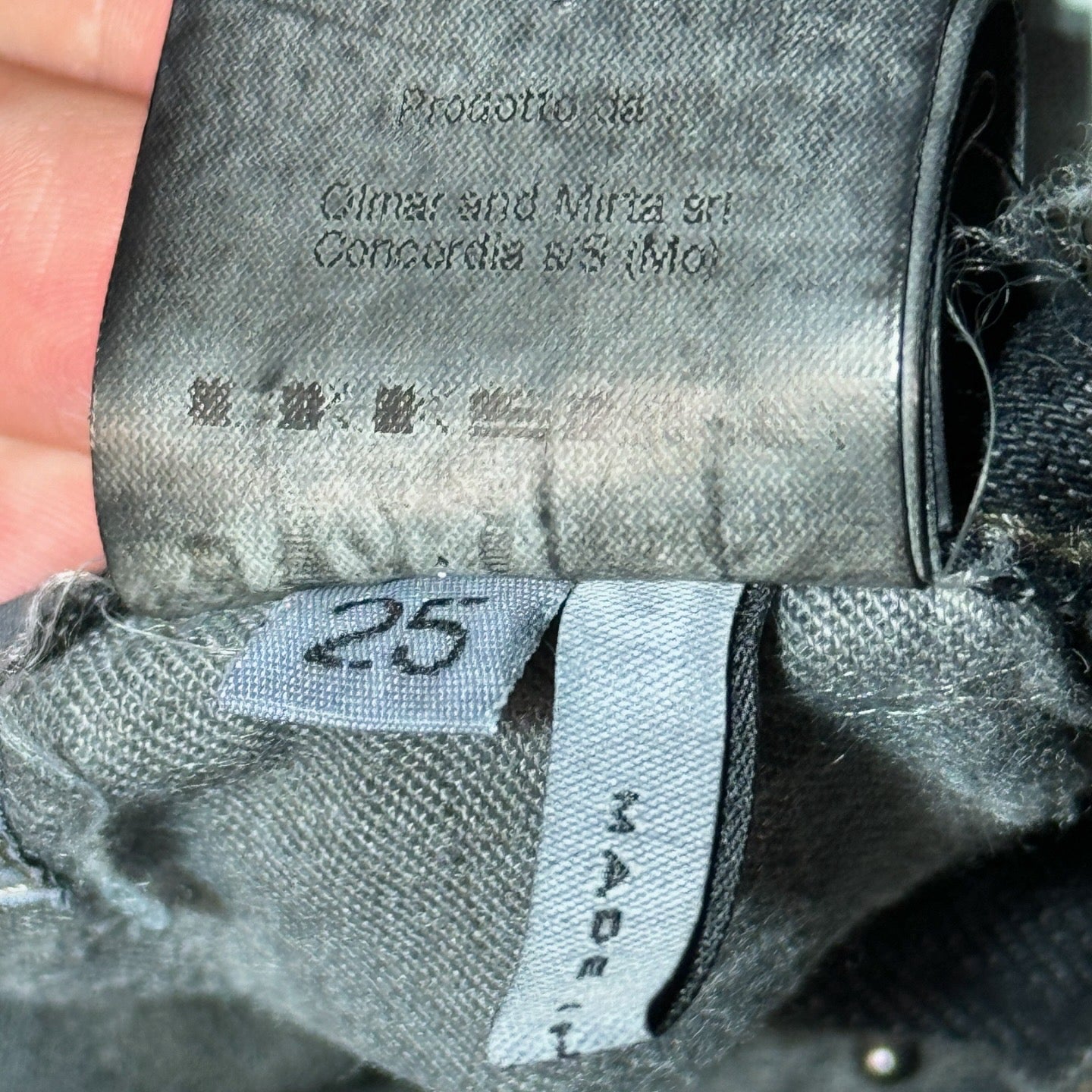 SS09 Rick Owens “Strutter” Hog Wash Banana Cut Denim