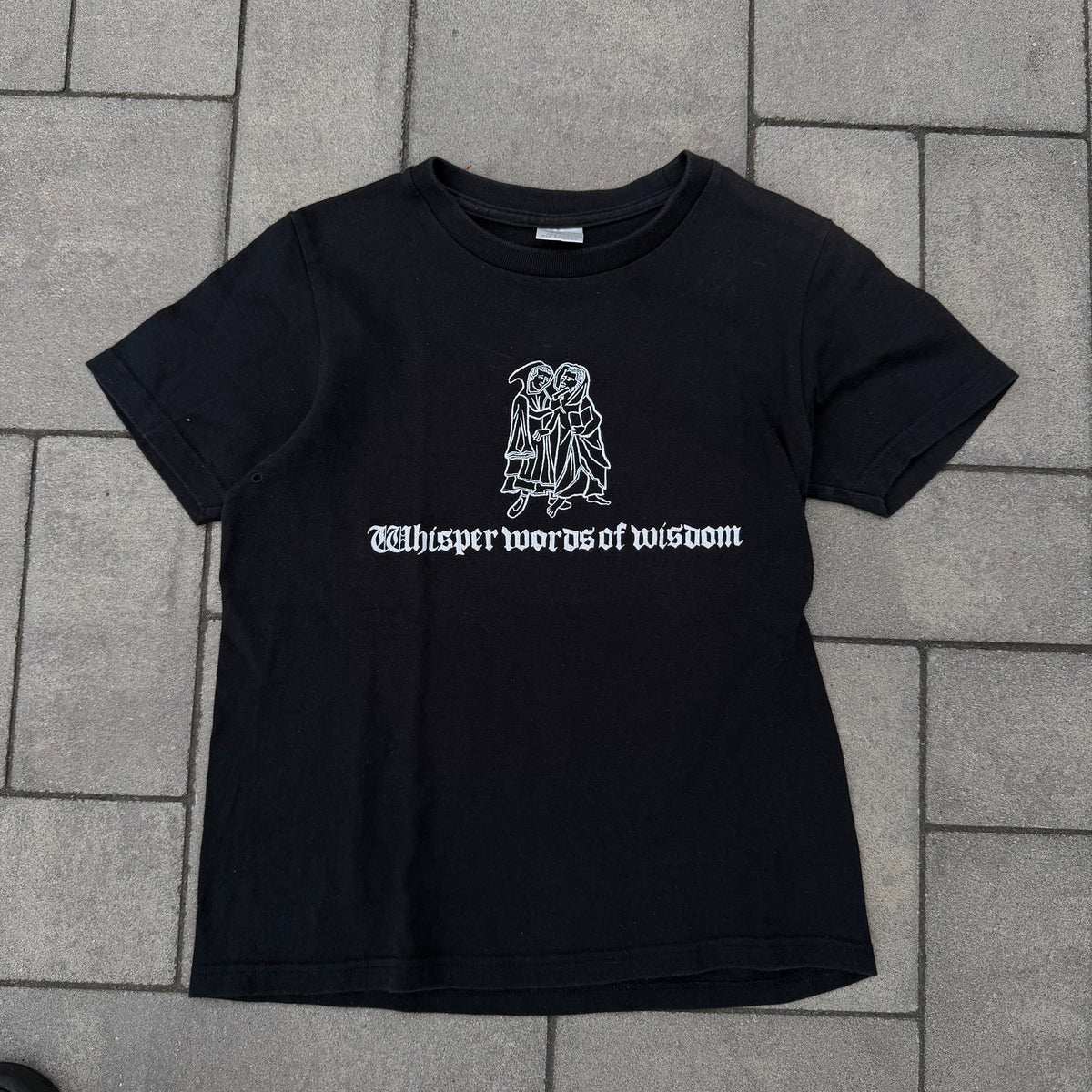 AW02 Number Nine Whisper Words Of Wisdom Tee
