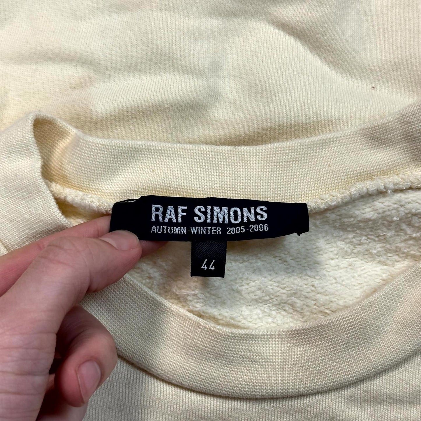 AW05 Raf Simons “Alamo” Crewneck