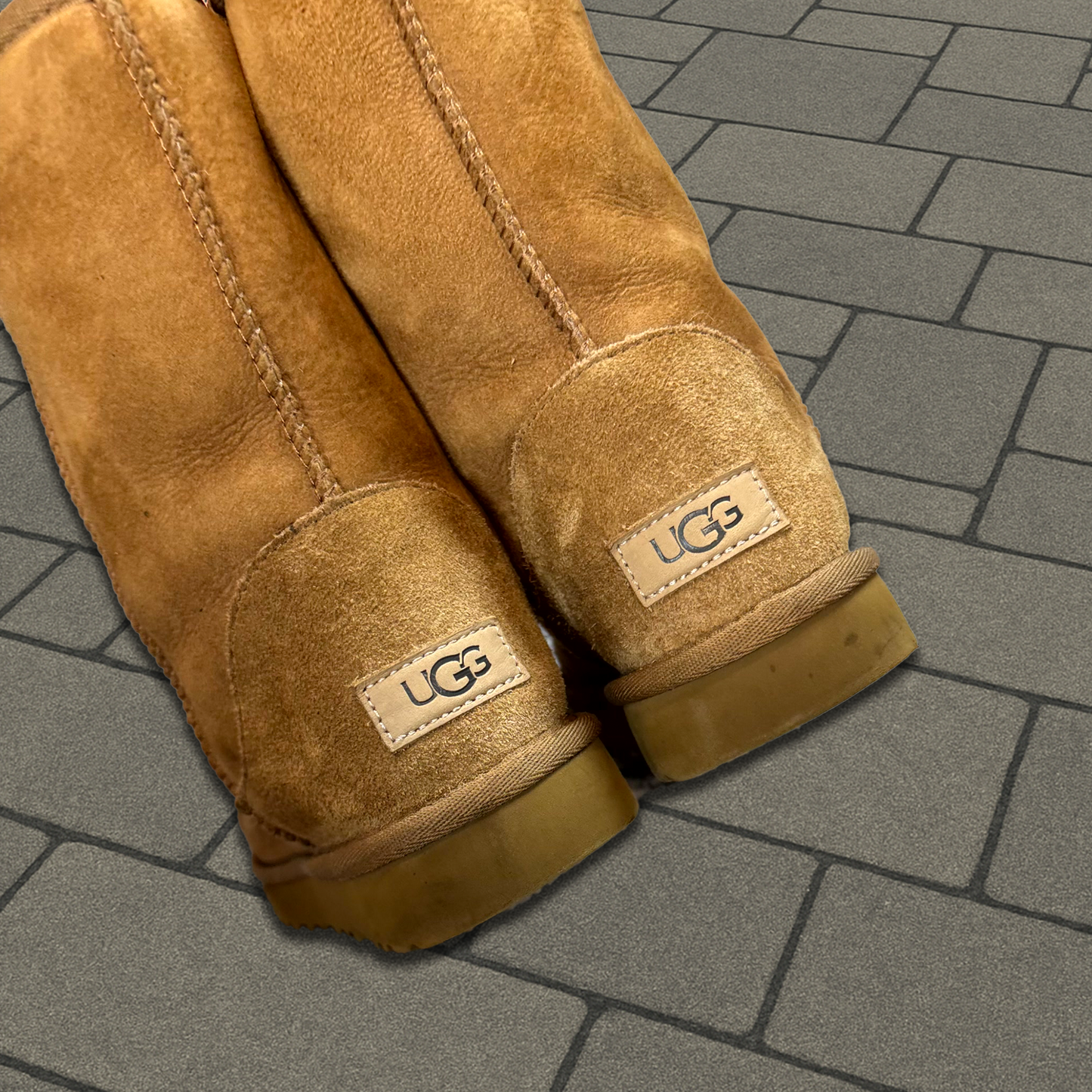 Chrome Hearts Brown Triple Cross Ugg Boots