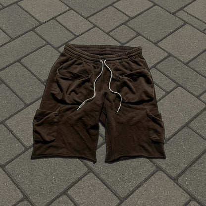 SS05 Number (N)ine Brown Nightcrawler Cargo Shorts