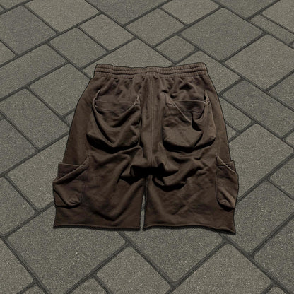 SS05 Number (N)ine Brown Nightcrawler Cargo Shorts