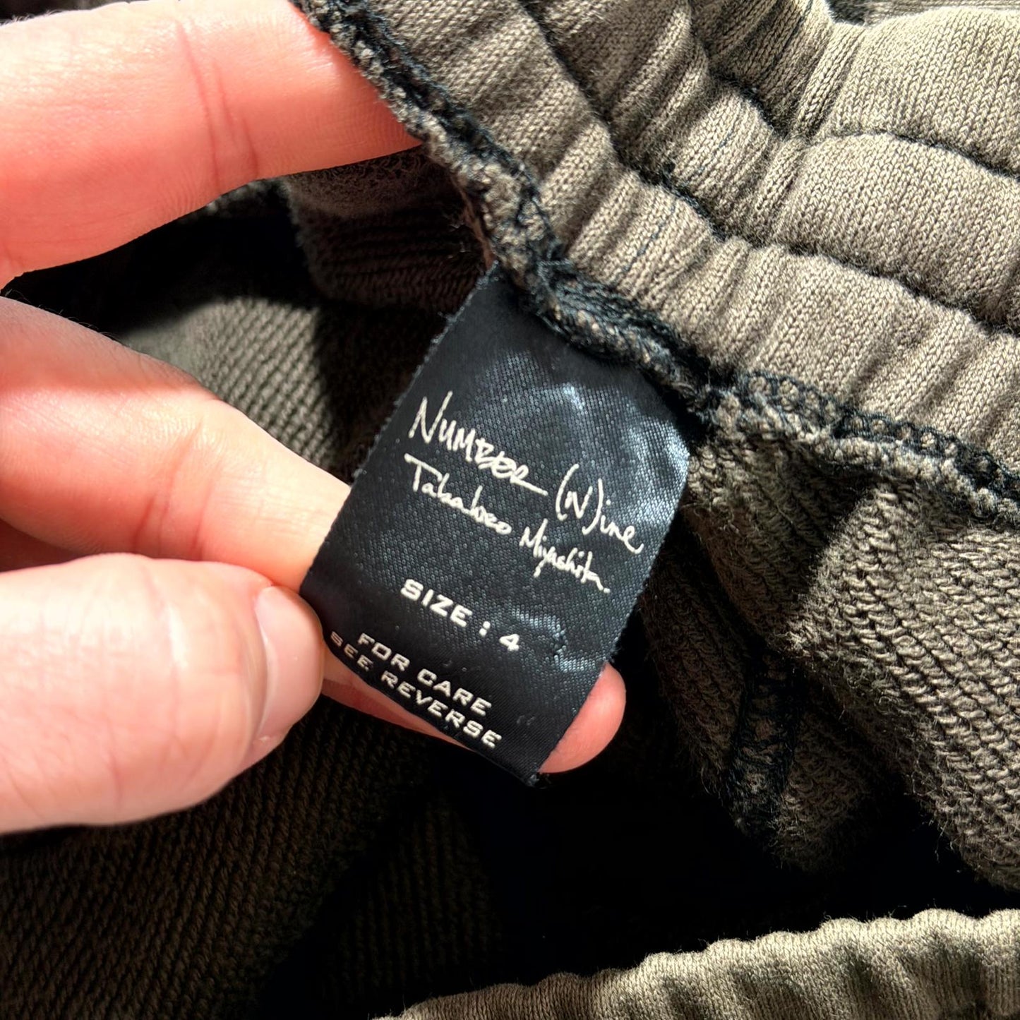 SS05 Number (N)ine Brown Nightcrawler Cargo Shorts