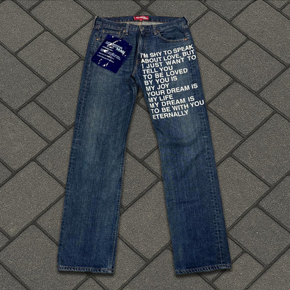SS02 Junya Watanabe Poem Denim