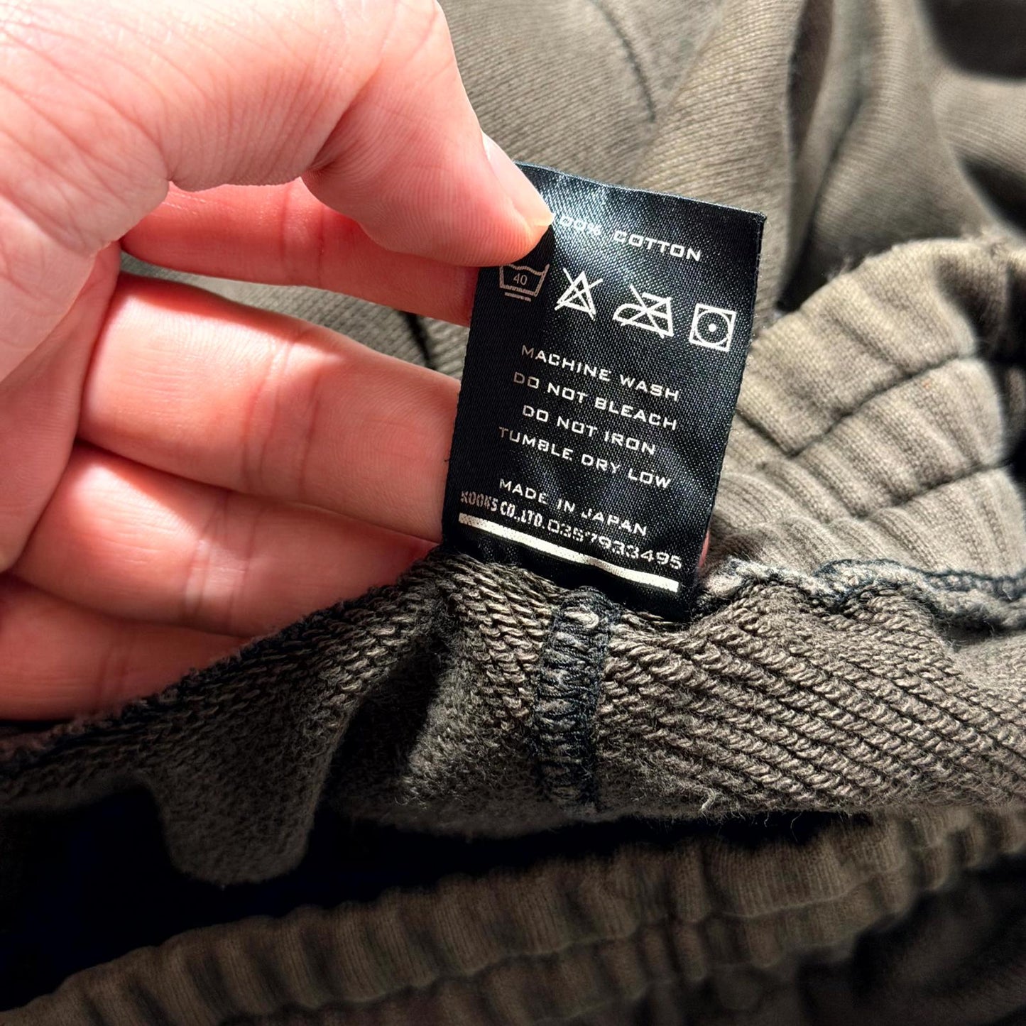 SS05 Number (N)ine Brown Nightcrawler Cargo Shorts