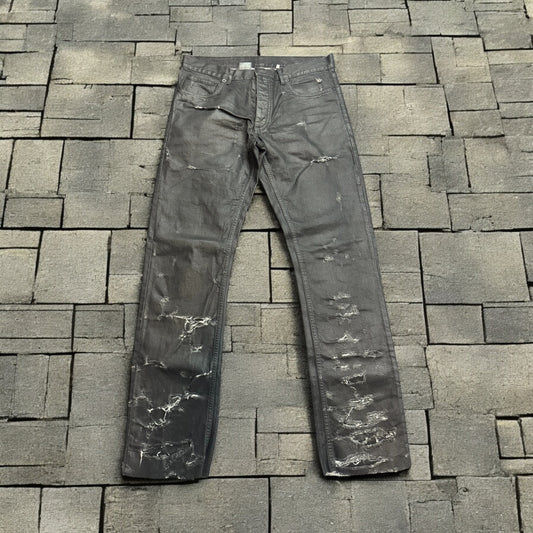 SS04 Dior Homme Strip Denim